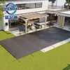 Black safety pool cover