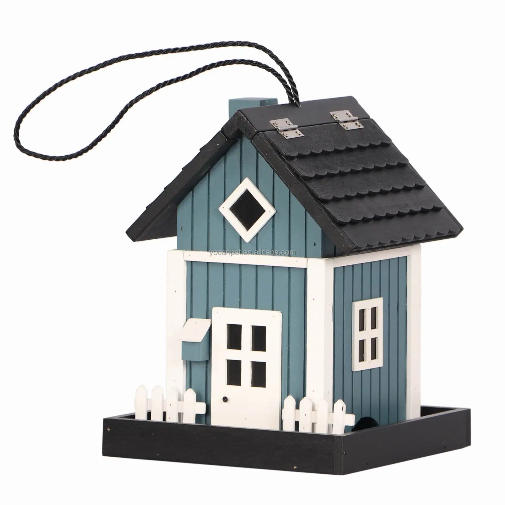 Производитель оптовая продажа Уникальный большой открытый красочный кормушка для птиц от китайского завода