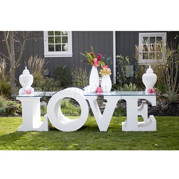 Wedding Stage Decoration, Wedding / Party Cake Table LOVE Letter Table