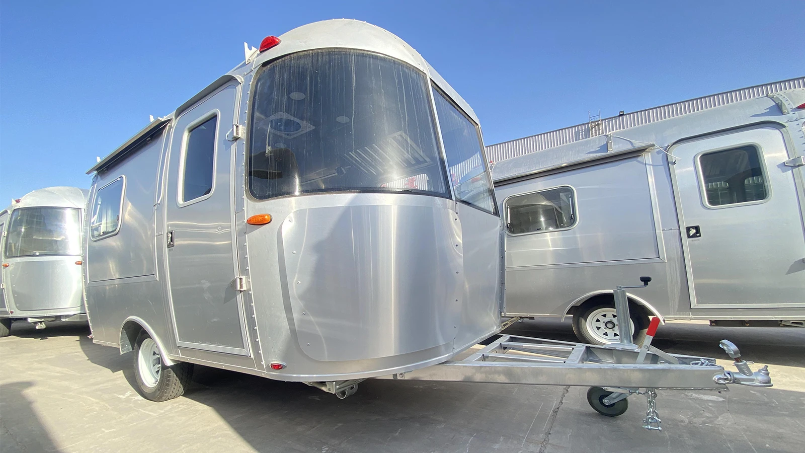 Oriental Shimao New Developed Outdoor Camper Trailer Airstream Folding Camping Trailer For Sale