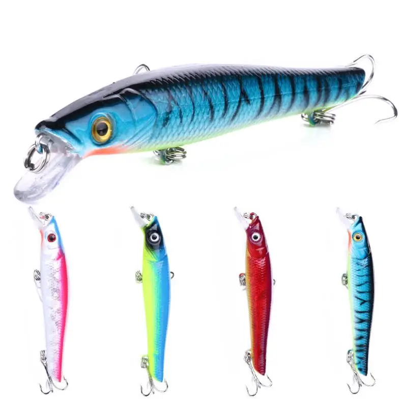 10PCS/Lot Minnow Fishing Bait Hard Lure 13.4g11cm Crankbait Bass Tackle Wobbler