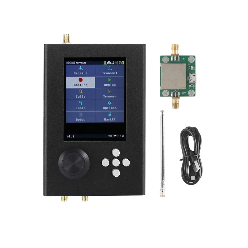 新组装的HackRF Portapack H2 HackRF One 1MHz至6GHz SDR