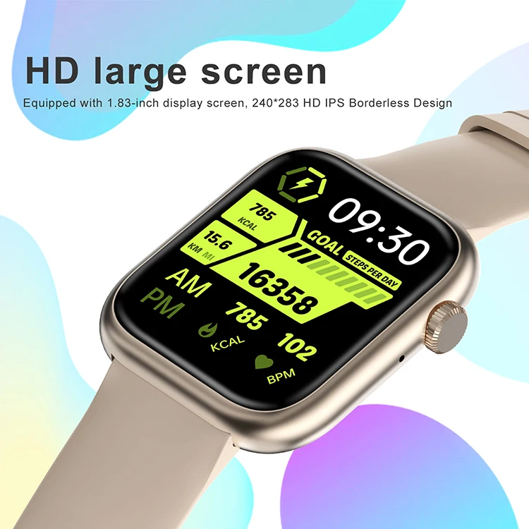 Da Fit APP G104 Smart Watch Men Women 1.83inch BT Calling Fitness Sports Monitor OEM Smartwatch Reloj