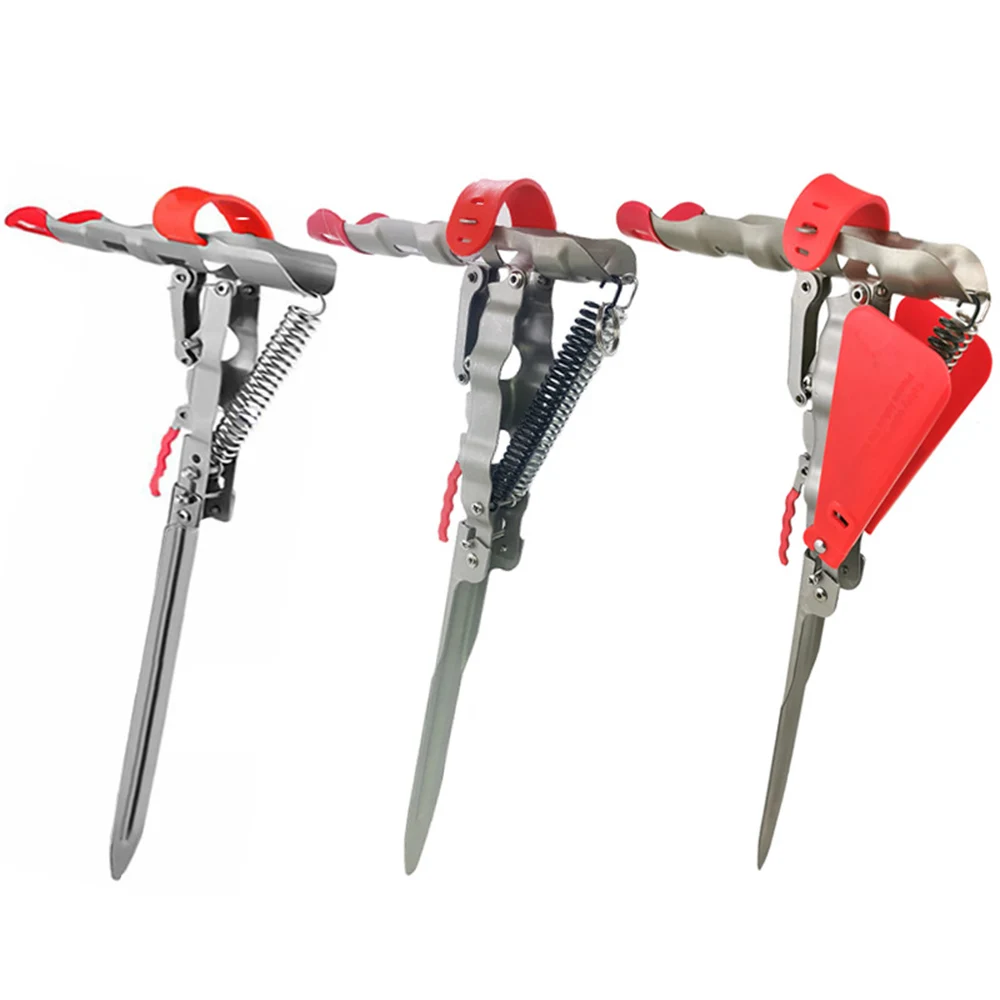 新款37厘米 * 20厘米SUS304便宜的单弹簧自动钓鱼竿架Pesca