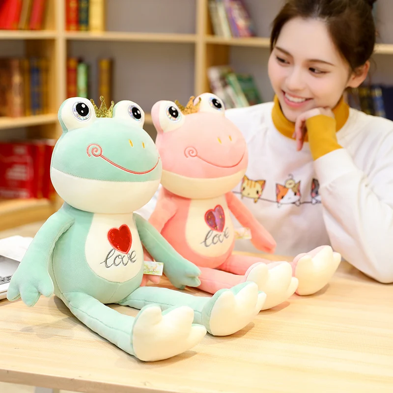 王冠付きカエルのぬいぐるみ JELLY CAT - 新作 新品 ジェリーキャット カエル かえる 蛙 frog