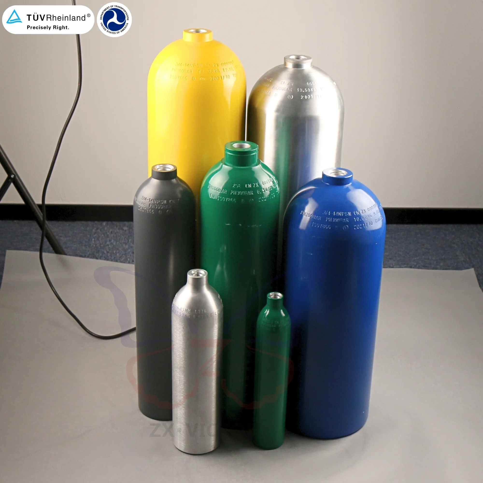 ZX Factory High Pressure Aluminum Air Tanks for Diving