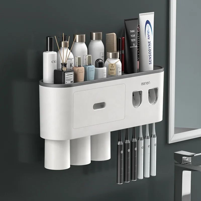 Ecoco Bathroom Shelf Storage Organizer Wall Mounted Magnetic