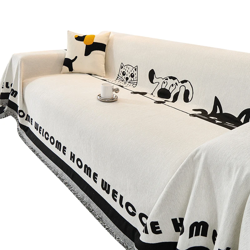 Чехол для дивана с мультяшным принтом