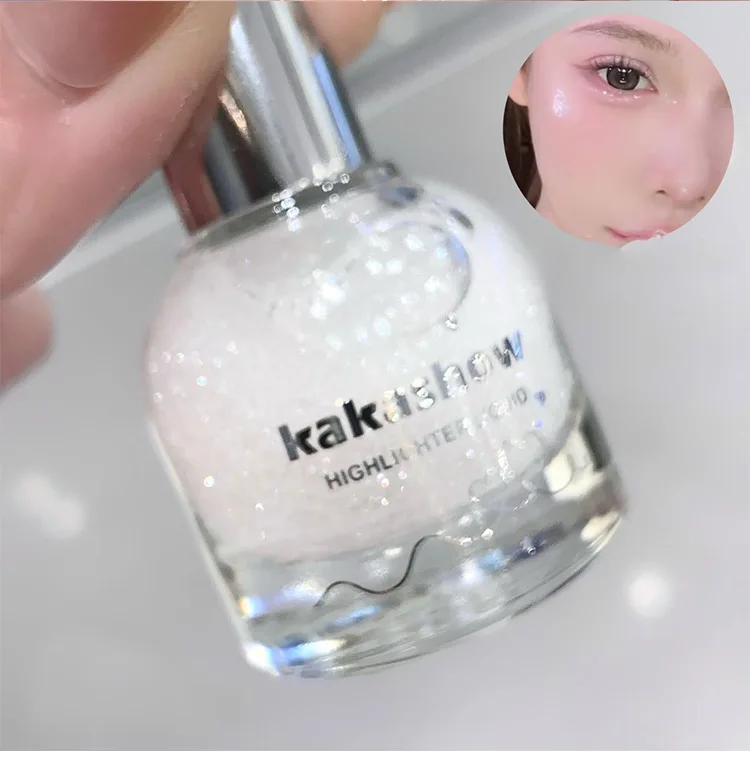 OEM ODM Kakashow 保湿干爽轻盈丝滑质地防水彩妆纯素高光泽液体缎面