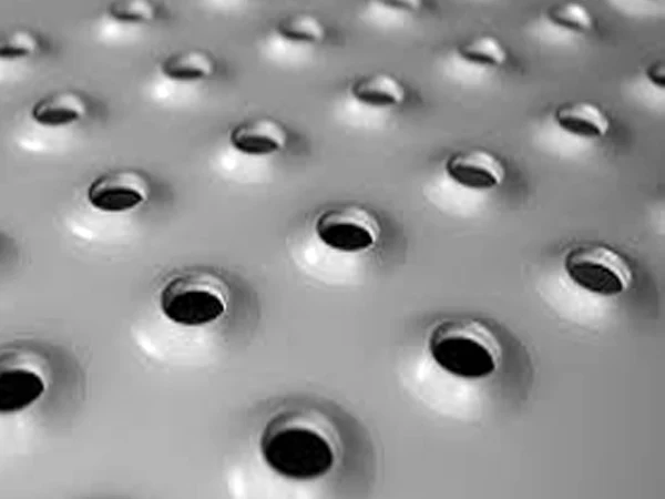 Traction Tread Plank Grating Dimple Perforated Sheet Round Hole Anti Skid Plate for Flooring Walkway