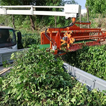 3 Sections Telescopic Arm Vehicle Mounted Hedge Cutter Automatic Collection Construction Equipment for Municipal Road Greening