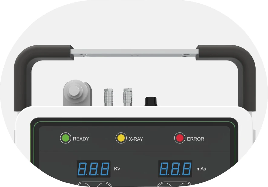 Customer Favorite Medical High-Frequency Equipment H-5RA All-in-one 5kw Portable X-ray Radiography Machine Price factory