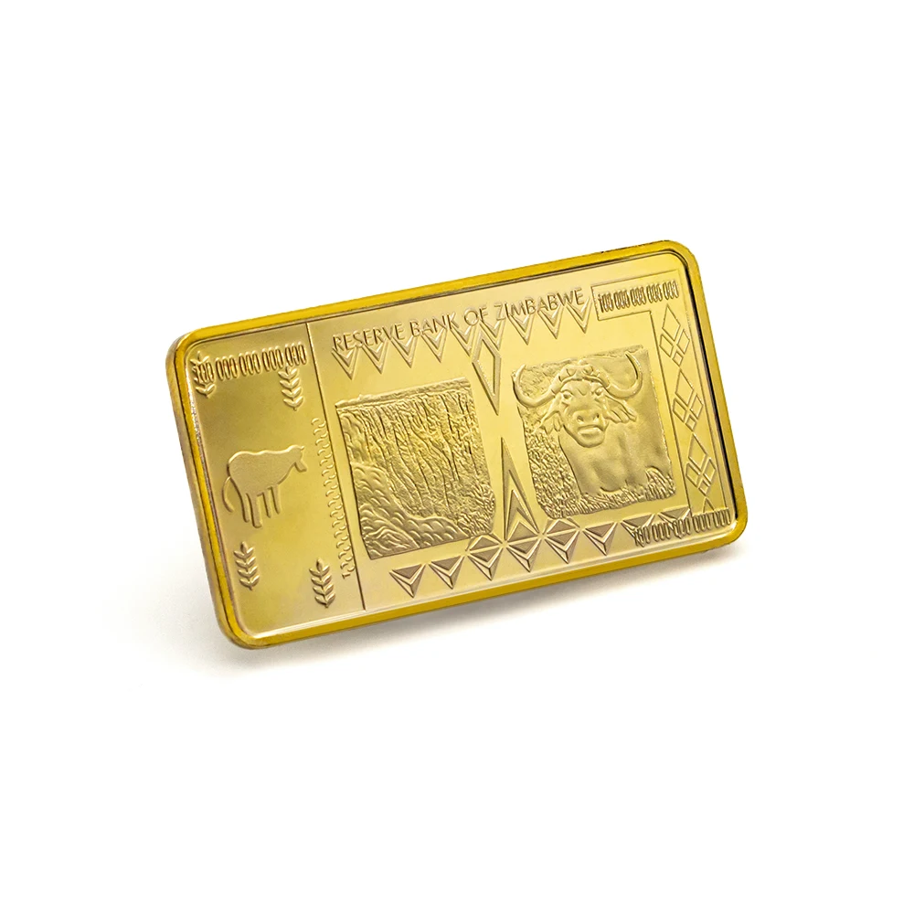 Metal Craft Gold Coin Premium Packaging Engraving