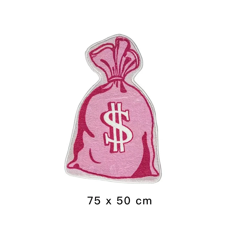 Пользовательский коврик с логотипом, напольные коврики в форме денег, забавные аниме коврики, милый пользовательский коврик