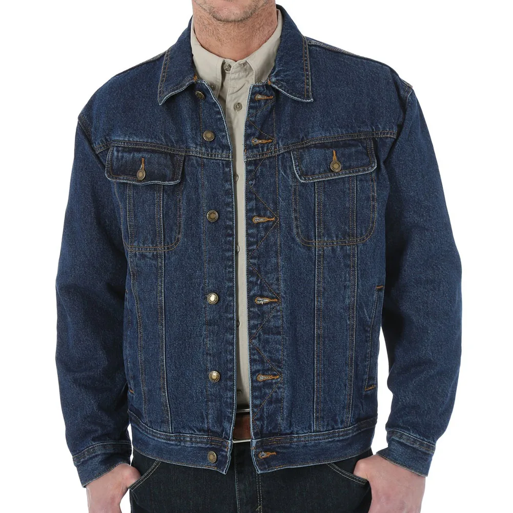 Men's Flannel Lined Denim Jacket - Buy 