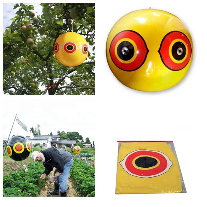 PVC Anti Bird Pest Bird Deterrent Effect Scarer Repellent Eye Balloon Device From the Factory