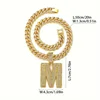 Golden letter M