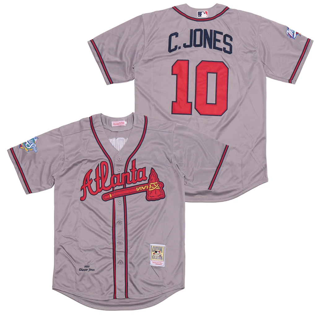 مخصص 1995 World Series Jersey Vintage Bobby Cox Javy Lopez Chipper