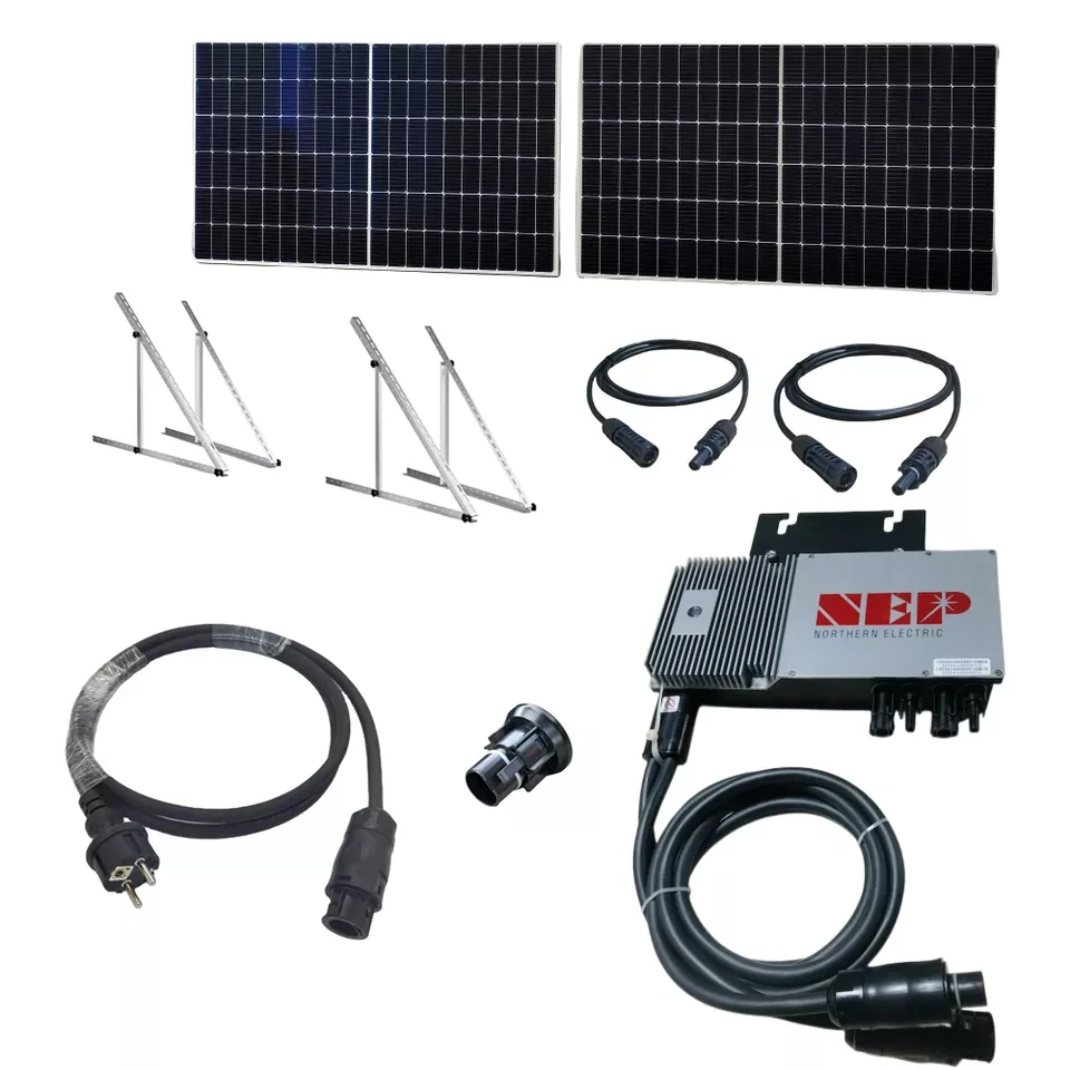 Balcony Power Plant Micro Inverter Grid Tie 300w 500w 600w 1200w Nep ...