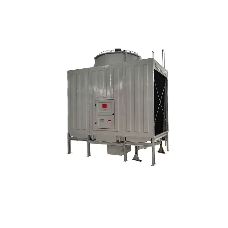 Industrial Cooling Tower High Efficient Square Open Water Chiller System For Building Customized