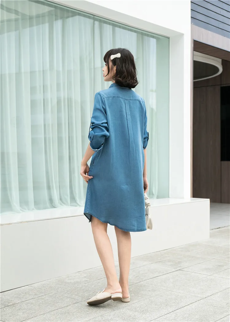 Abiti Eleganti Alla Moda Di Nuova Moda Camicia Taglie Forti Abito In Denim  Abiti Premaman Autunnali - Buy Abiti In Denim Premaman,Vestiti In Denim  Incinta,Abito Moda Premaman Product on Alibaba.com