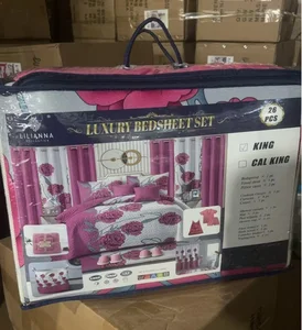 Wholesale 26piece Bedding Set with Matching Curtains Luxury Bedding Set king Size in Stock