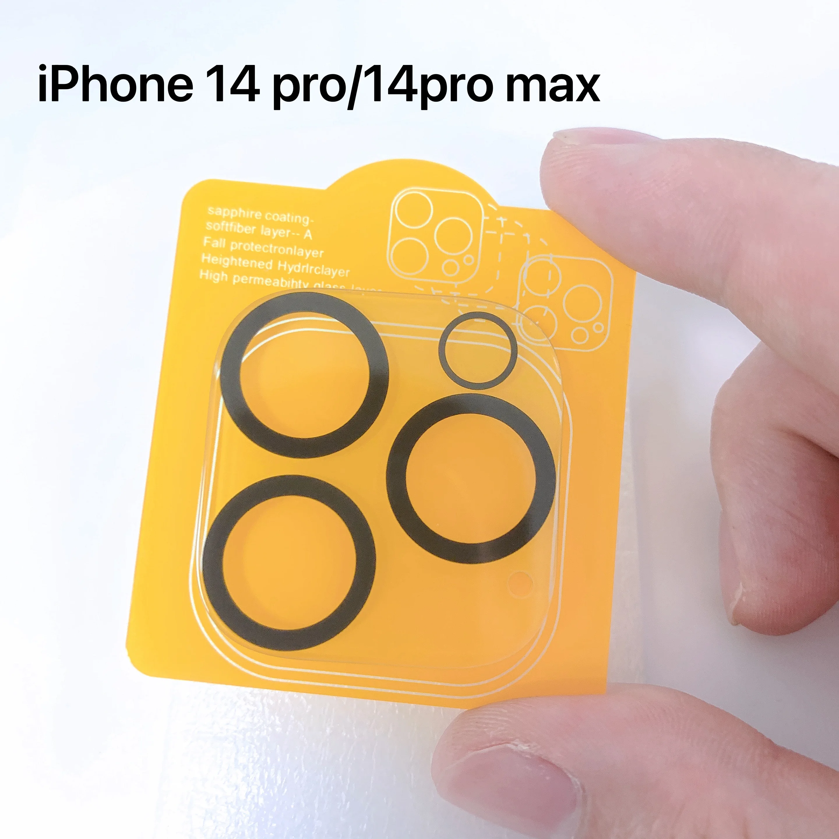 2 Pack 3 Pack 3d 9h Transparent Antiscratch Mobile Phone Back Tempered