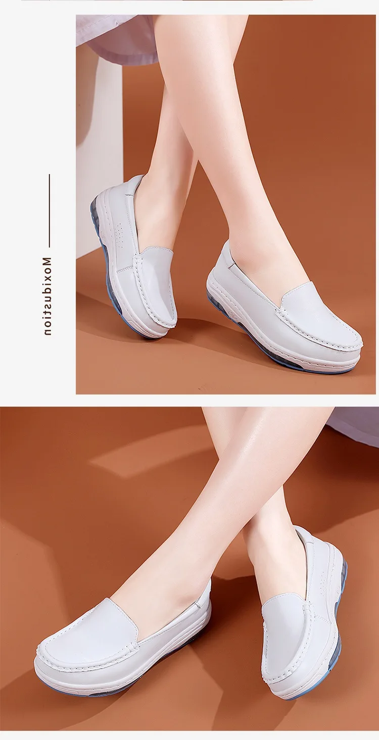 Women's Nursing Shoes for Hospital Comfortable Anti-slip Ventilate Lightweight Waterproof Work Nurse Shoe Healthcare Footwear