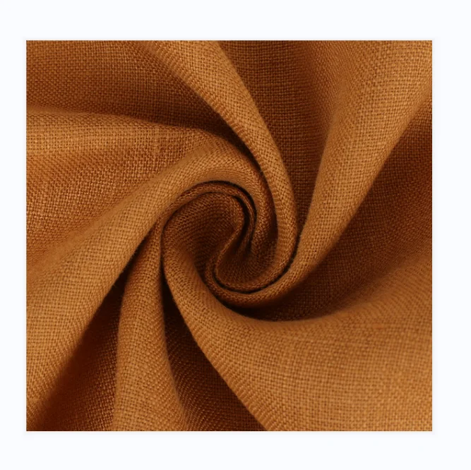 В наличии 100% льняная ткань 200 г/м2 для стирки песка экологически чистая одежды аксессуаров