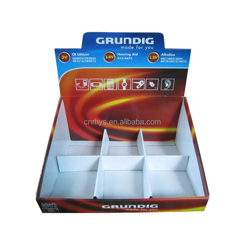 Boite d'exposition personnalisée pour chaussettes, en carton, de