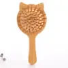 2007 Bamboo Cat shaped hair brush 15.5*8cm