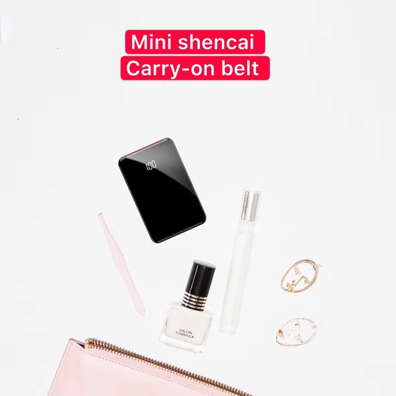 Портативное зарядное устройство 30000 мА портативное зарядное устройство 2 USB зеркальный экран мини портативное зарядное устройство 10000 мА внешний аккумулятор для смартфона