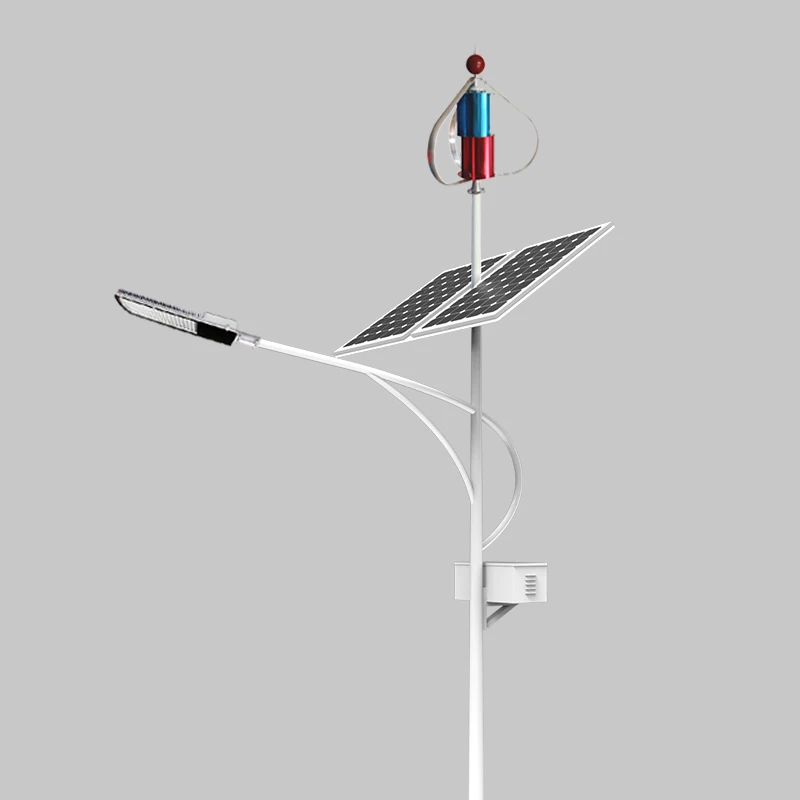 Outdoor Wind System Vertical Turbine Solar Power Street Light