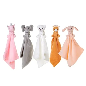 Baby Plush Toys Appease Towel Soft Stuffed Comforting Towel Sleeping Plush Toys