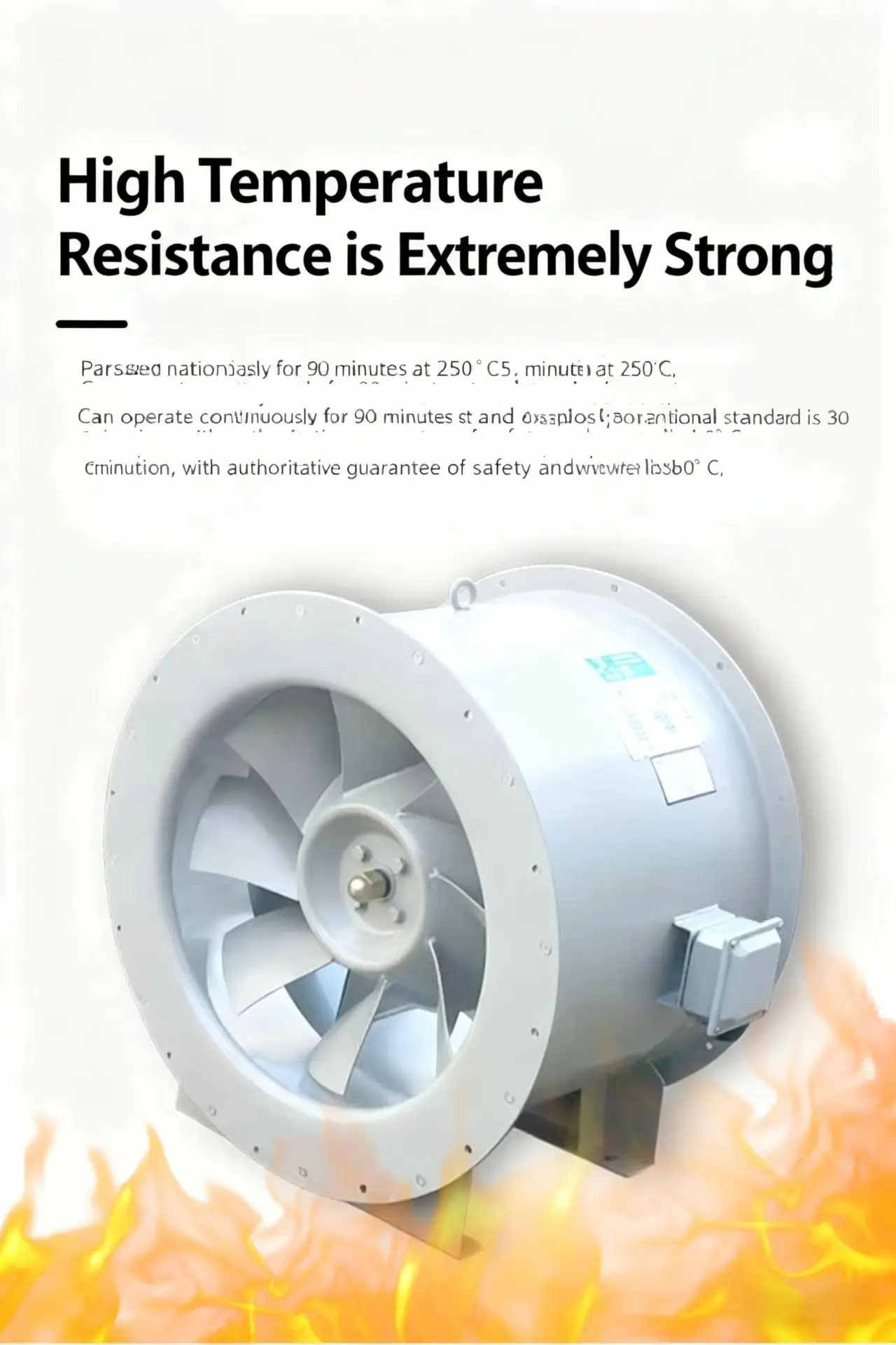 Fire-proof Smoke Exhaust Fan, SWF-I, Axial - detail 6
