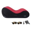 61003-D Manico Rosso + Pompa Gonfiabile + Manette/Polsini per Piedi Rossi