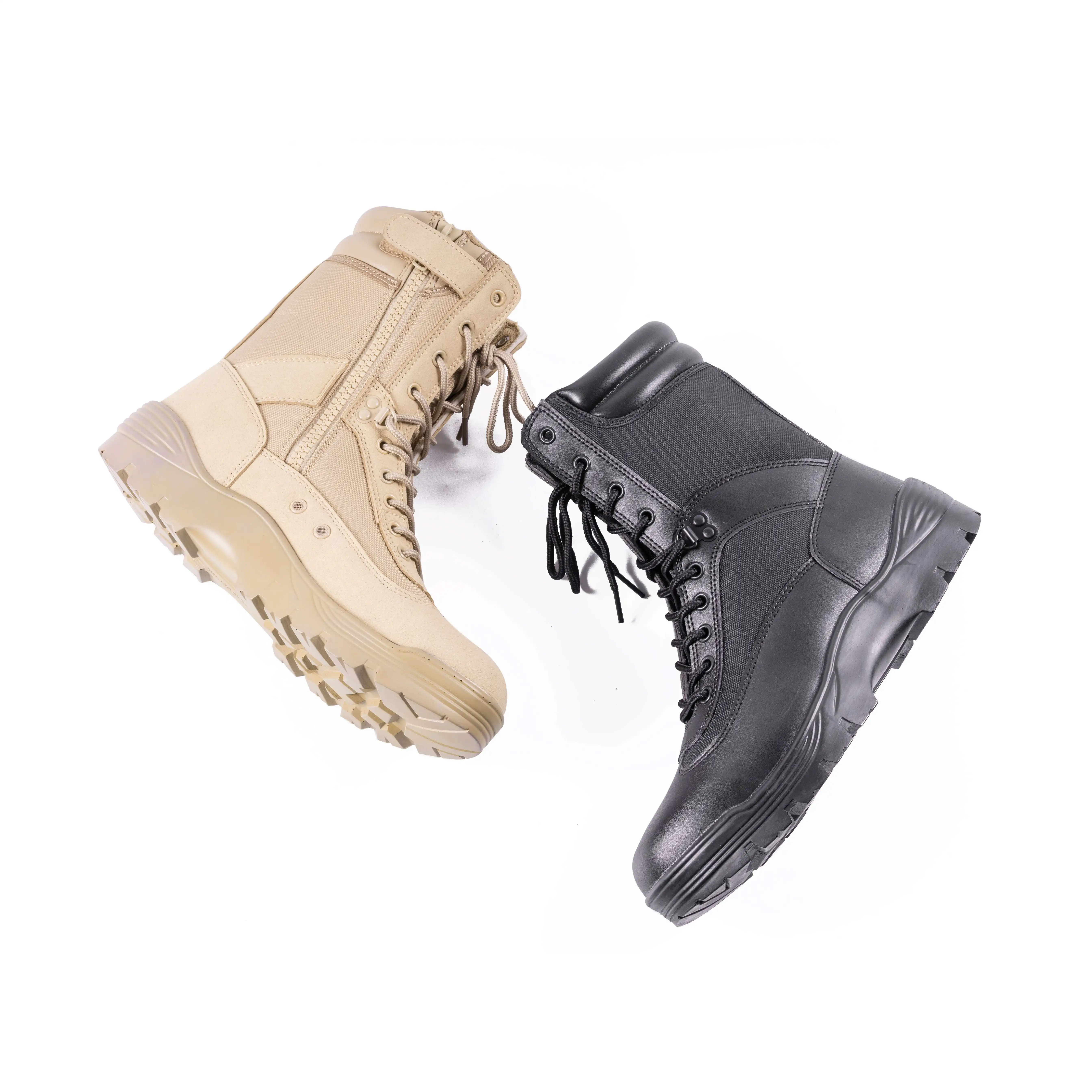 Men's Tactical Safety Boots Winter Summer Beige Desert Black Brown