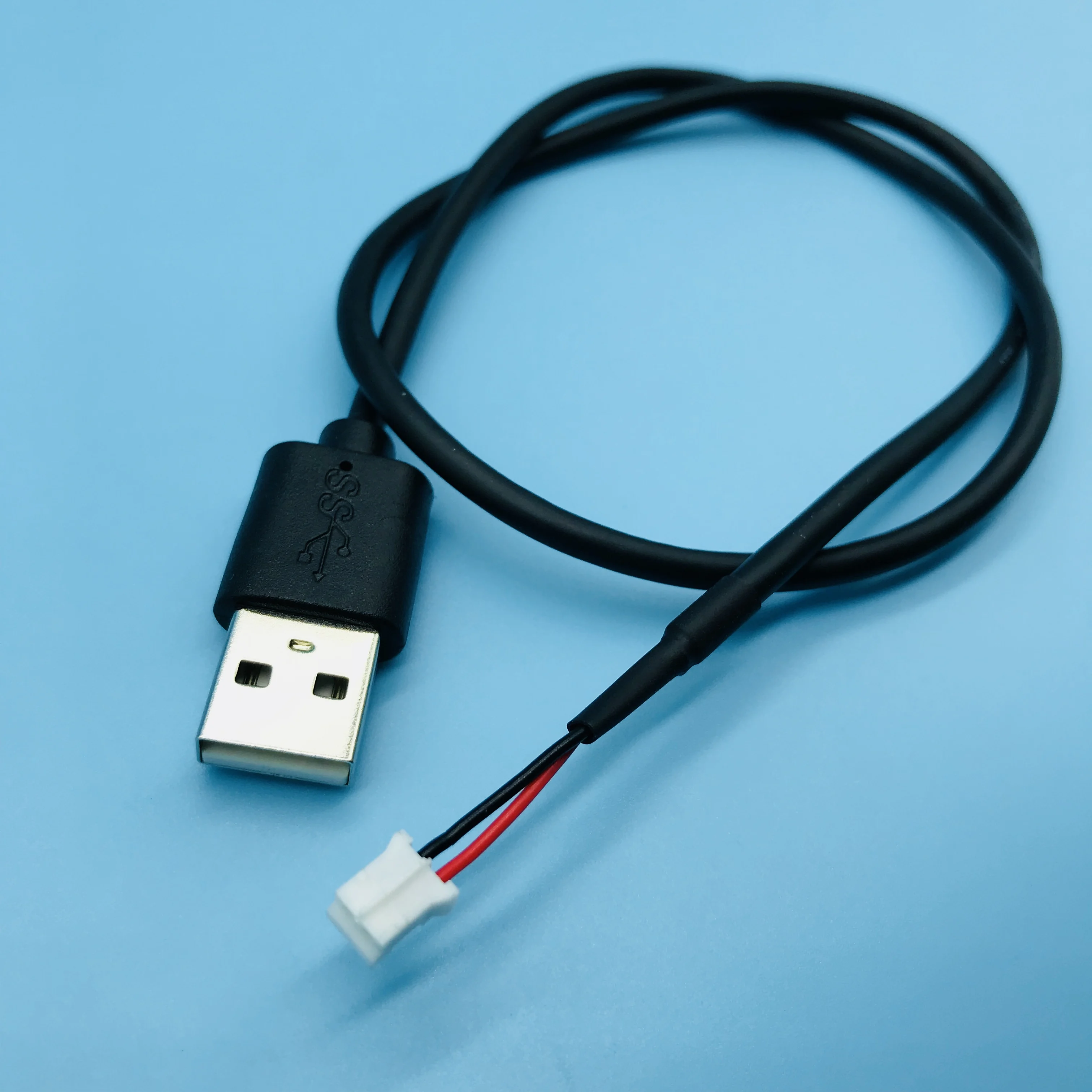 USB A オス - 5ピン JST コネクタ ph 5ピン - USB 右角度 90度 プラグ