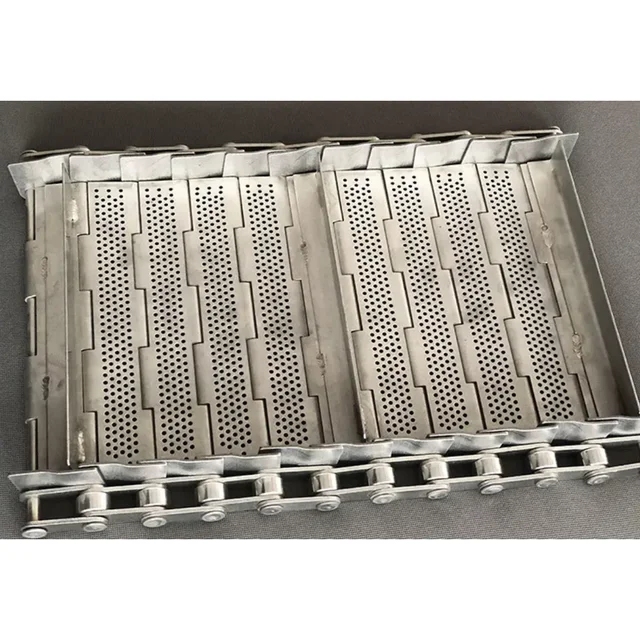Stainless Steel Chain Conveyor Belt Transporting Food and Beverage for Food Processing Machinery Parts 5