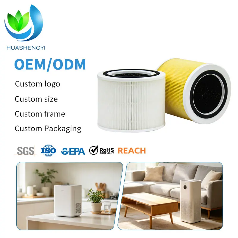 99.97% Filtration H13 True HEPA Carbon Filter for Levoit Core 300S Odor Removal Granular Carbon Air Purifier Replacement Filter