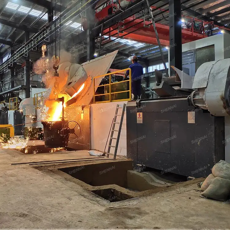 3 Ton Medium Frequency Power Supply Heating Scrap Metal Induction Melt Furnace of Steel Iron