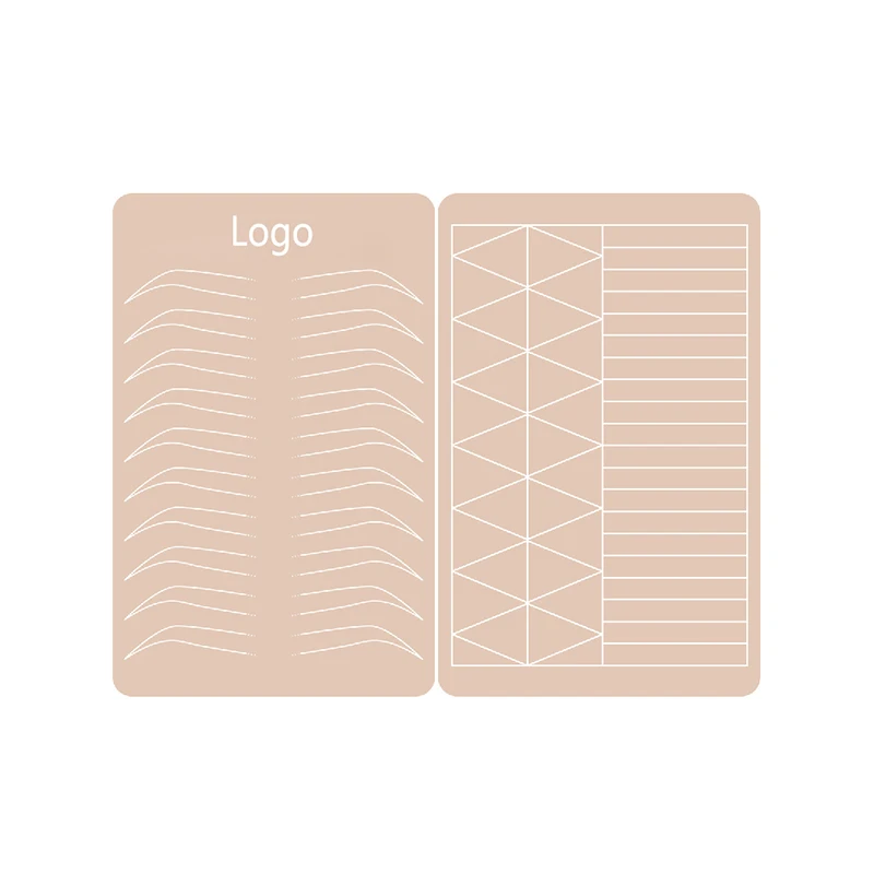 Оптовая продажа, OEM логотип, микроблейдинг, тренировочная кожа, розовые брови, тату PMU, тренировочный лист для Омбре, порошок, брови, обучение