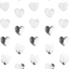 Guirlande coeur argentée miroir de 2 mètres