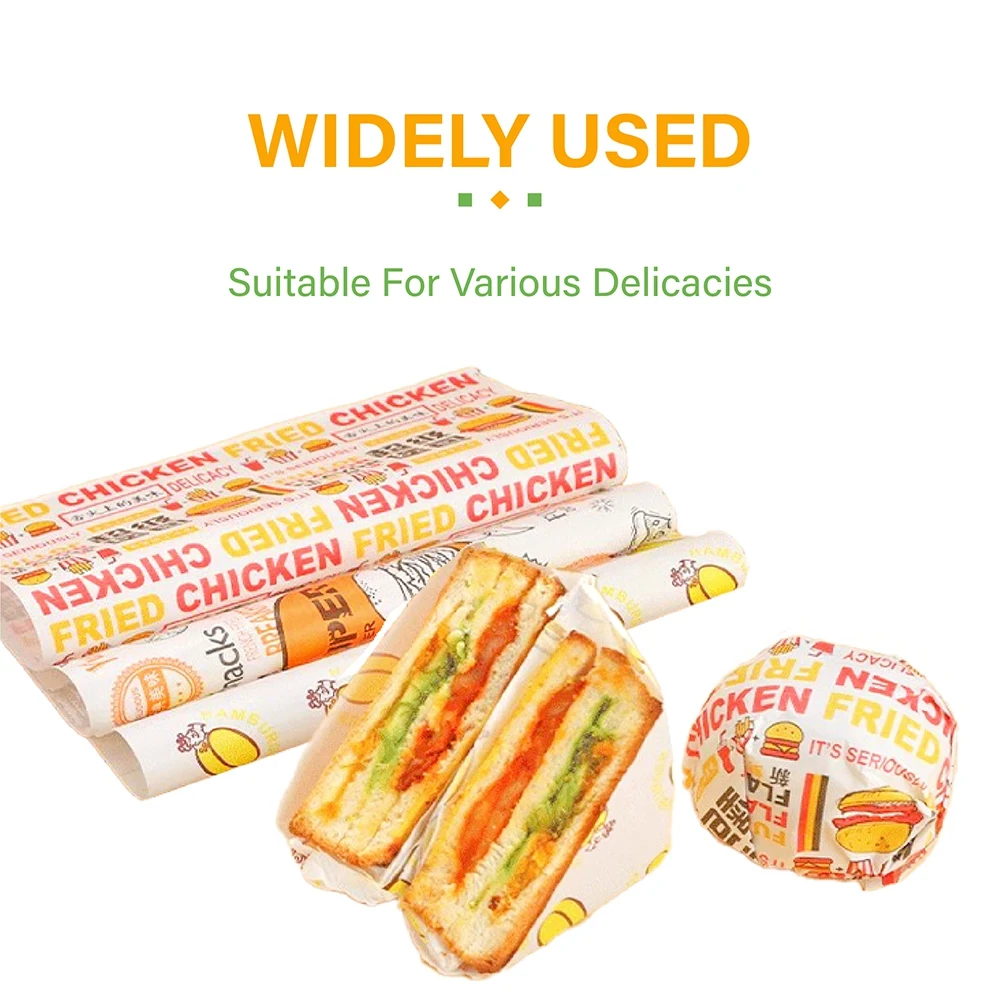 ZJPACK Custom Logo Printed Coated Deli Meat Hamburger Burger