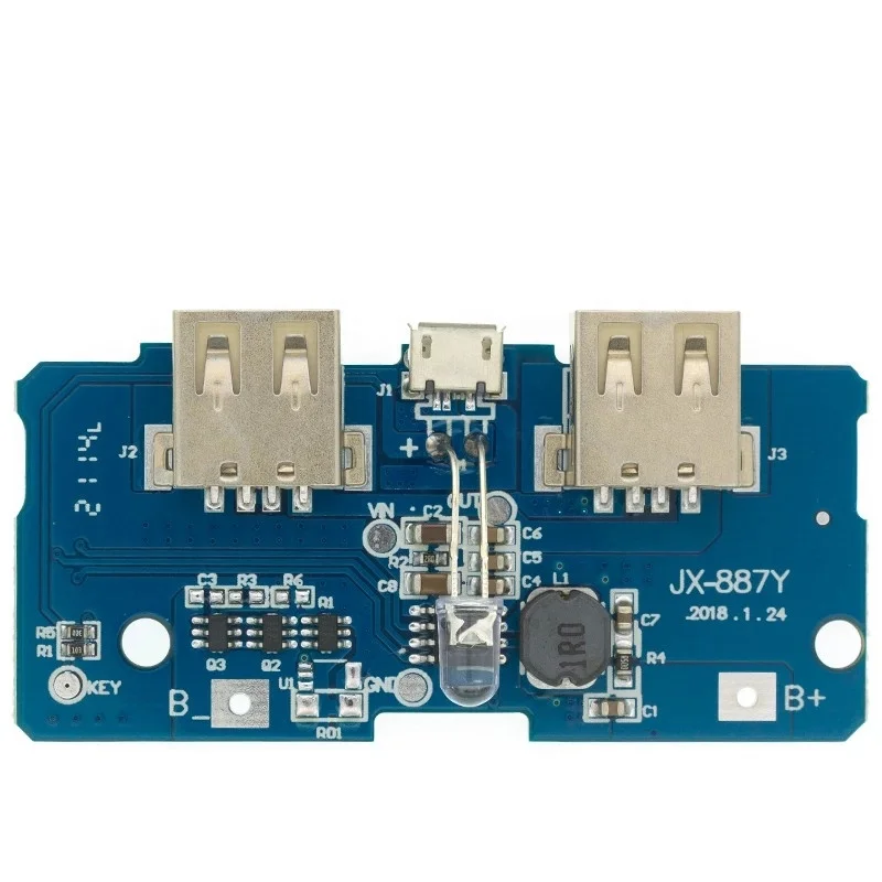 12-Pack 5V Boost Step-Up Power Modules With LED Display - DIY Charging Boards For Lithium Batteries