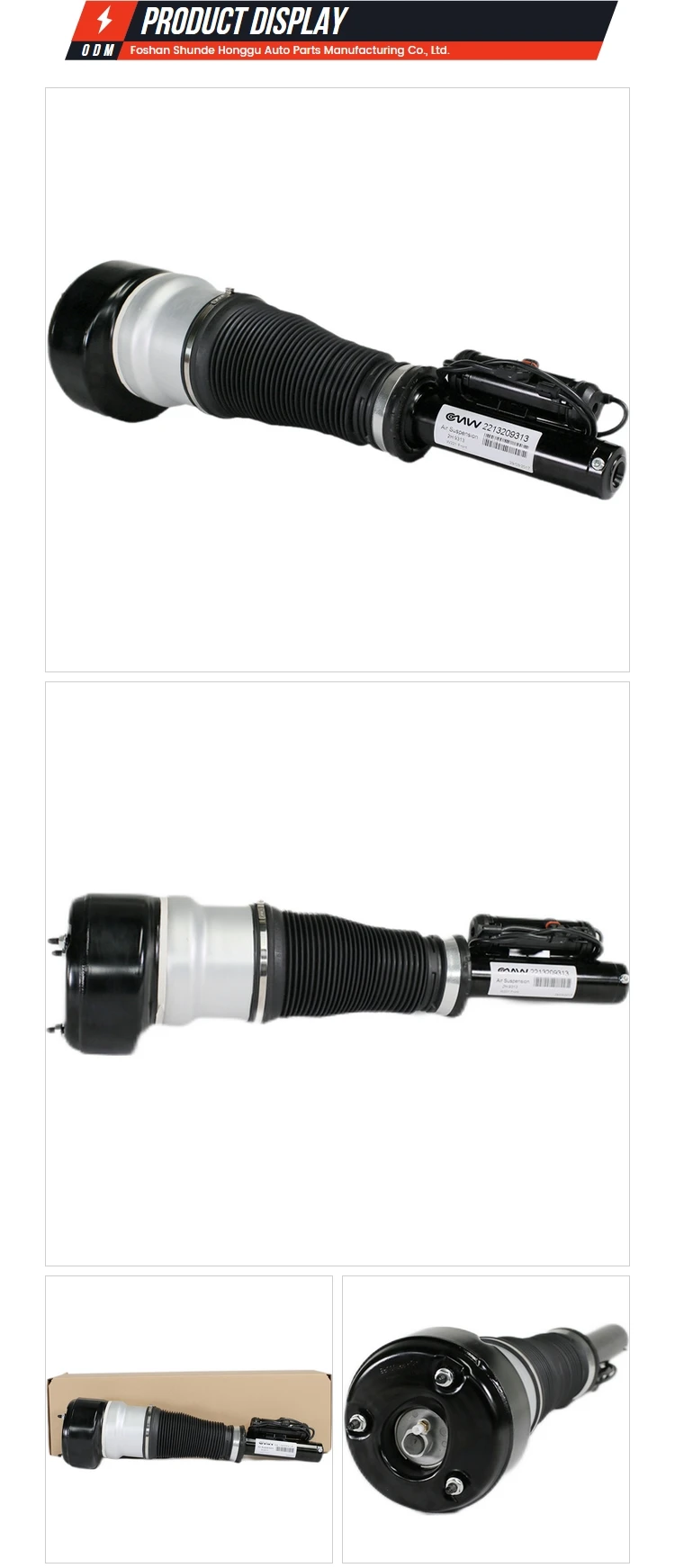 Airmatic Front Air Shock Absorbers For Mercedes Benz Sclass W221 S350