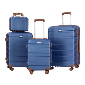 High Quality Large PC Trolley Luggage Bag Business Style Hard Case Suitcase with Wheels for Travel