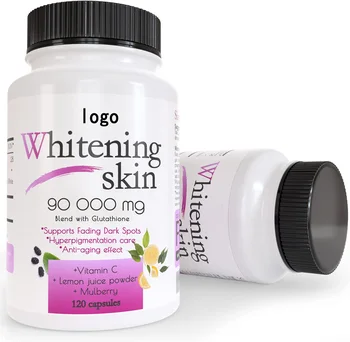 OEM Custom label L-Glutathione Whitening Pills Dark Spots & Acne Scar Remover Skin Bleaching Pills with Anti-Aging