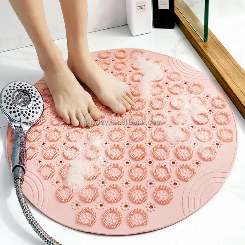 Source New PVC water absorbing mat bathroom floor home shower room