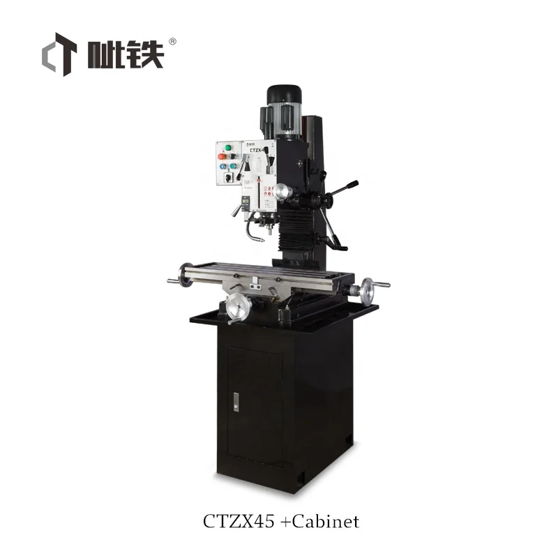 CTZX45 Mini Drilling Milling Machine Lathe 220V/380V 1500w